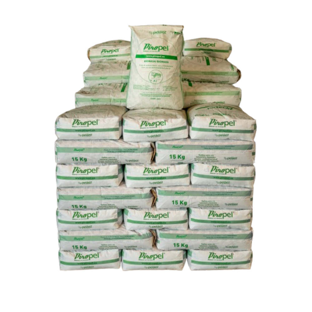 Hueso de Aceituna Certificado Piropel 70 Sacos de 15 kg