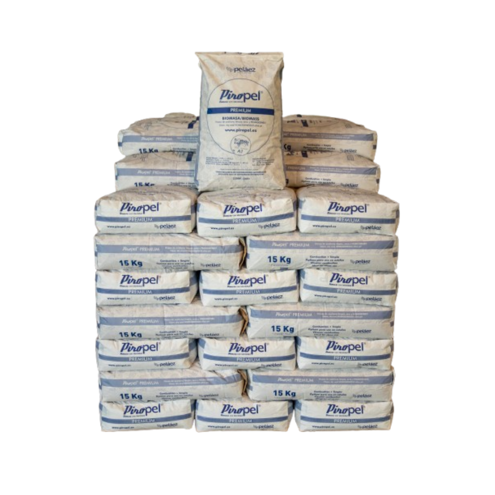 Hueso de Aceituna Premium Piropel 70 Sacos de 15 kg
