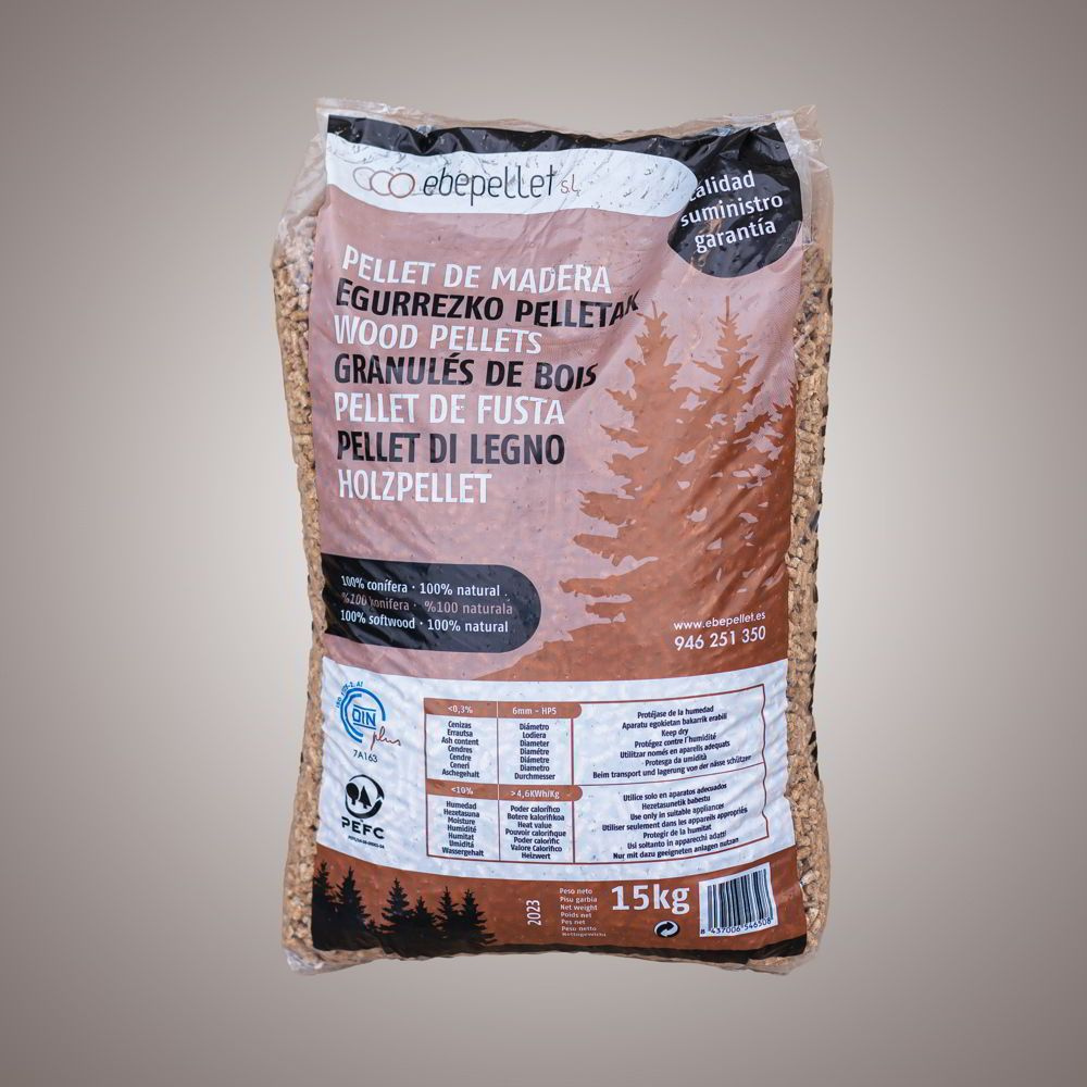 Ebepellet – Palet 72 sacos